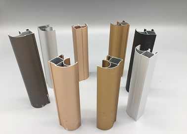 لون مخصص 6063 T5 بأكسيد الألومنيوم ملامح مقاومة الأكسدة بنفايات / اس جي اس